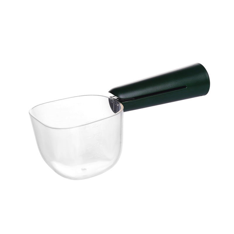 KFX-6683709 Transparent Dog and Cat Food Measuring Spoon Bag Clip - 250ML Capacity in Multiple Colors