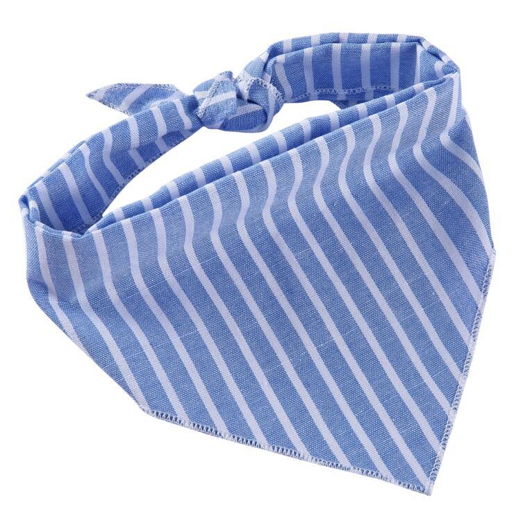 KFX-6684093 Adjustable Cotton Dog Bandana for Small to Large Pets - Triangle Scarf, Checkered Pattern