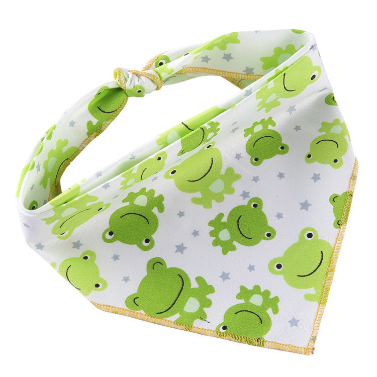 KFX-6684093 Adjustable Cotton Dog Bandana for Small to Large Pets - Triangle Scarf, Checkered Pattern