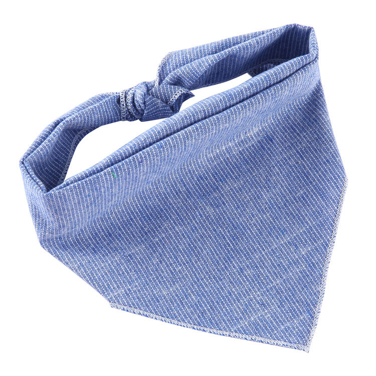 KFX-6684093 Adjustable Cotton Dog Bandana for Small to Large Pets - Triangle Scarf, Checkered Pattern