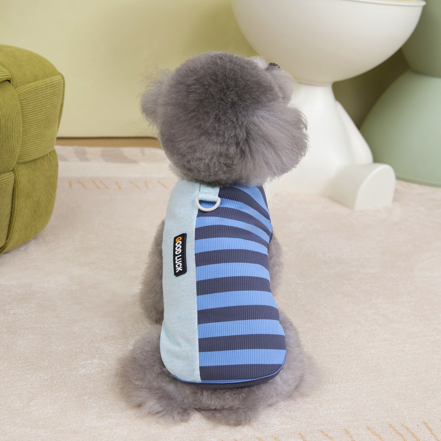 KFX-6685501 Casual Polyester Pet Vest in Purple, Blue, and Wine Red - Sizes S to XXL