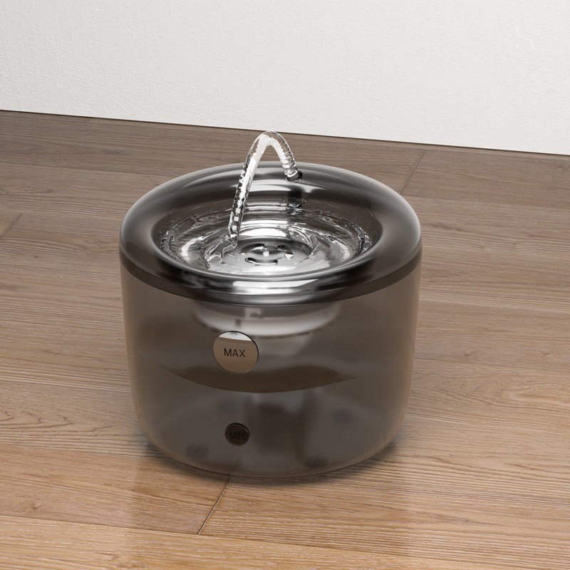 KFX-6685757 Automatic Pet Water Fountain with Large Capacity and Induction Water Outlet for Dogs and Cats - Gray/Green