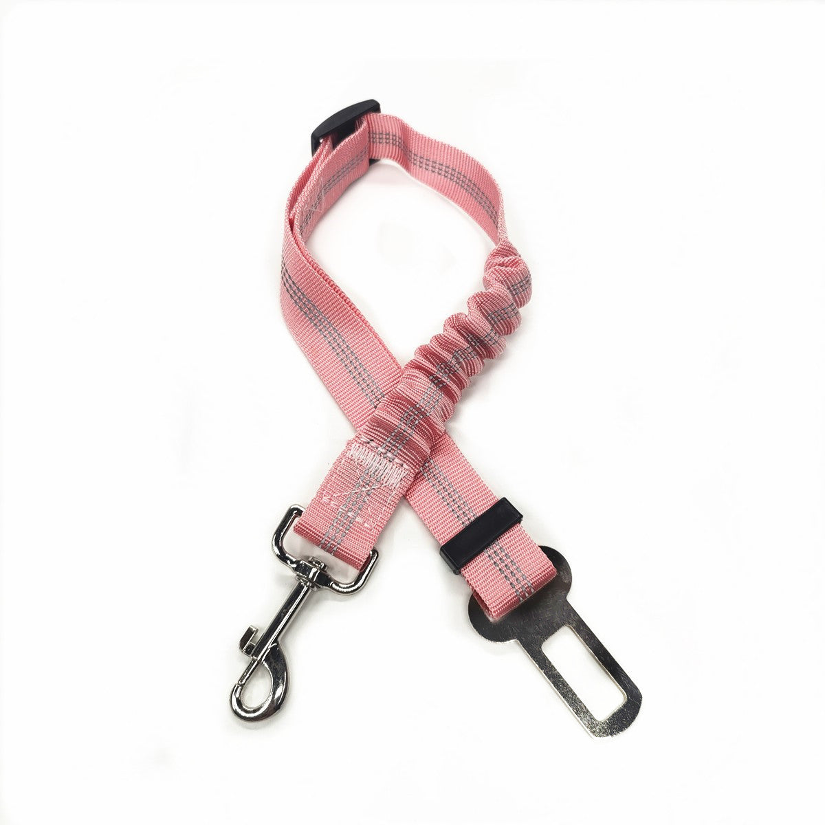 KFX-6689469 Reflective Elastic Dog Seat Belt for Pet Safety in Multiple Colors