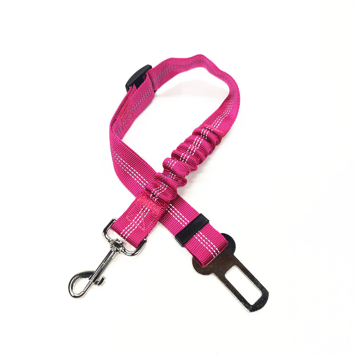 KFX-6689469 Reflective Elastic Dog Seat Belt for Pet Safety in Multiple Colors