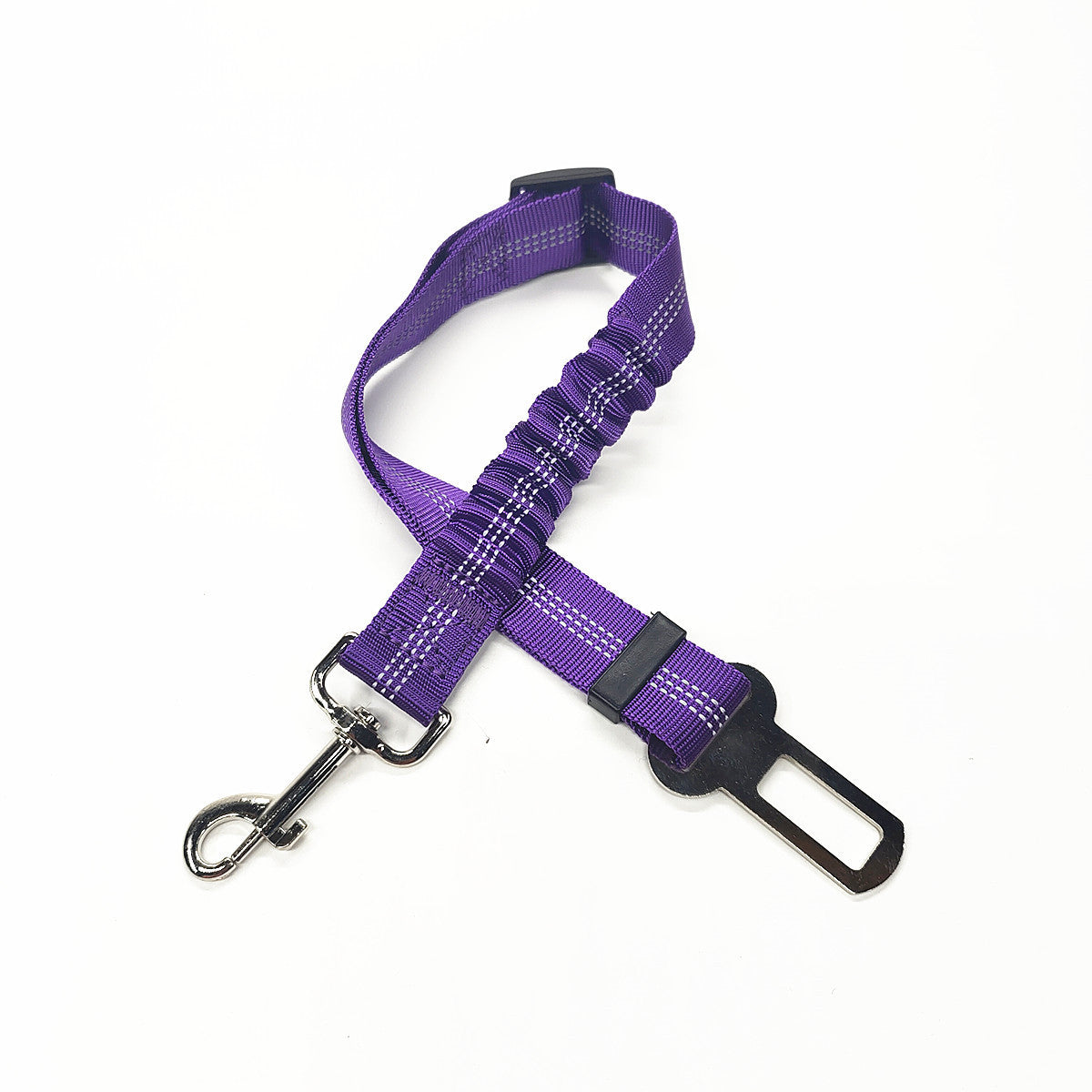 KFX-6689469 Reflective Elastic Dog Seat Belt for Pet Safety in Multiple Colors