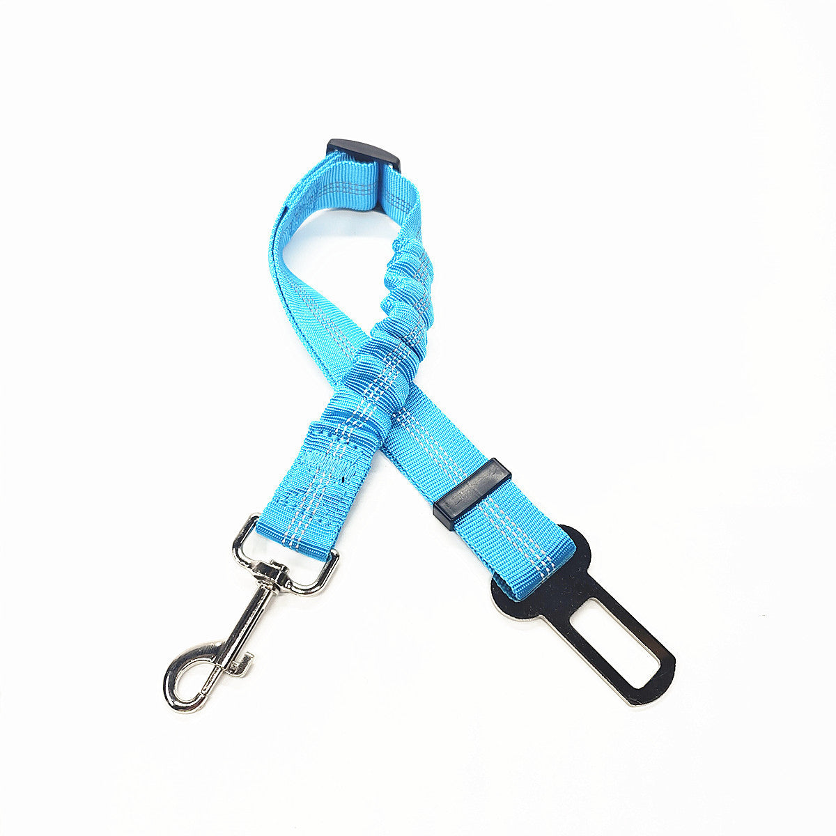KFX-6689469 Reflective Elastic Dog Seat Belt for Pet Safety in Multiple Colors