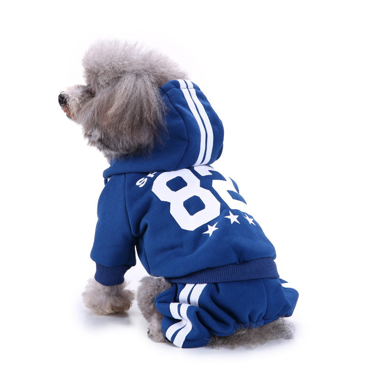 KFX-6689853 Casual Polyester Sportswear for Four-Legged Pets - Sizes S to XL