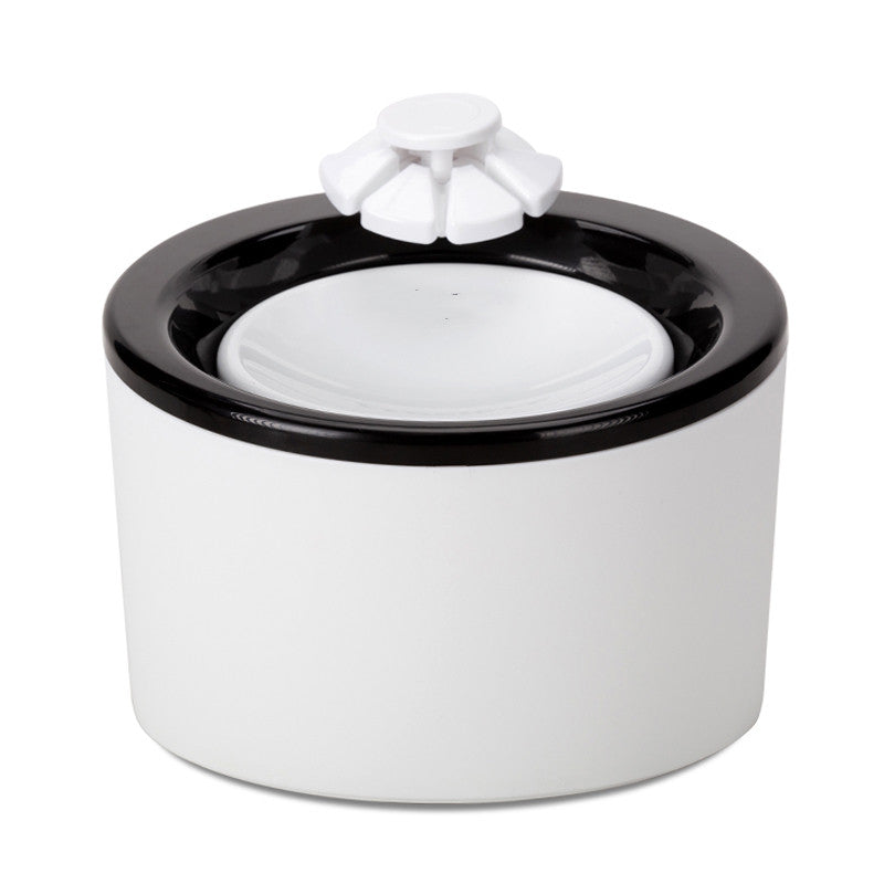 KFX-6691517 Automatic Pet Water Dispenser for Cats and Dogs - White Plastic Design