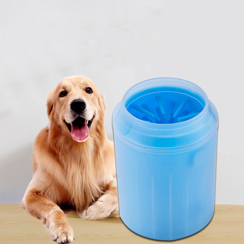 KFX-6693309 Automatic Claw Washing Cup for Dogs and Cats - Silicone Foot Cleaning Gadget