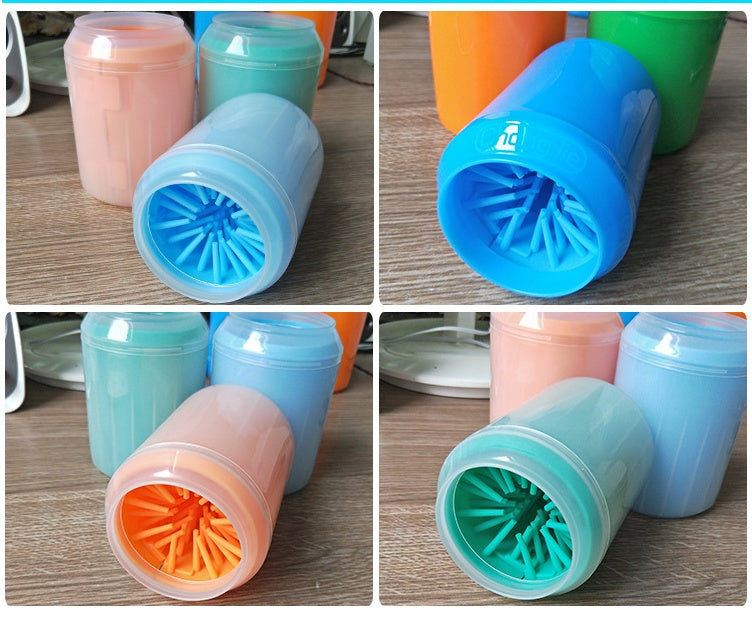 KFX-6693309 Automatic Claw Washing Cup for Dogs and Cats - Silicone Foot Cleaning Gadget
