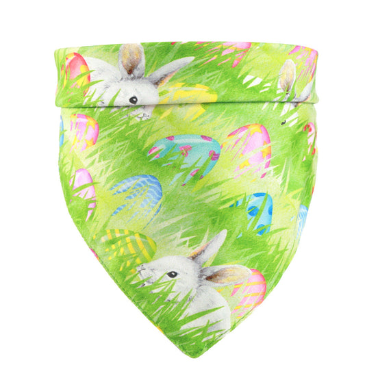 KFX-6693821 Easter Pet Dress-Up Bunny Egg Scarf and Saliva Towel for Cats and Dogs