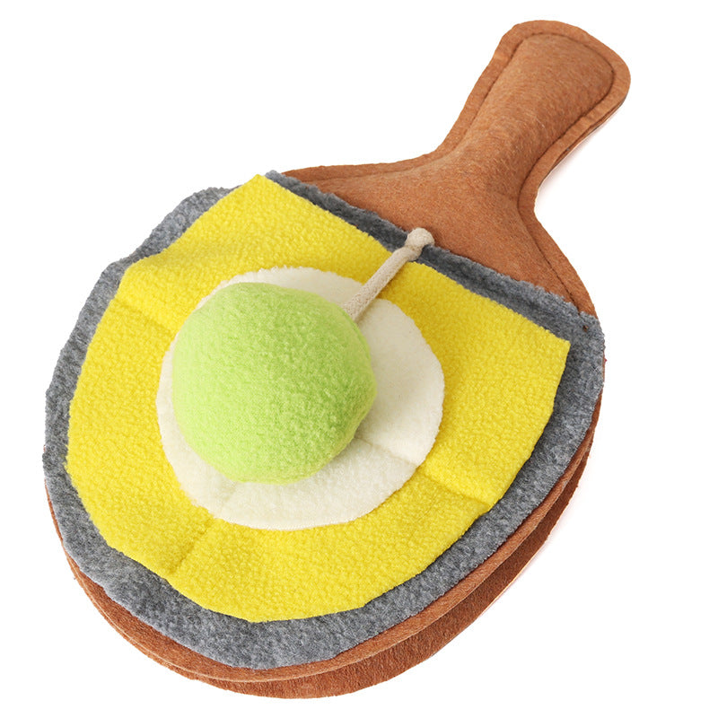 KFX-6696253 Interactive Pet Puzzle Toy for Dogs and Cats – Wool Felt Shaker Cloth, 28 x 17 cm, Brown and Gray