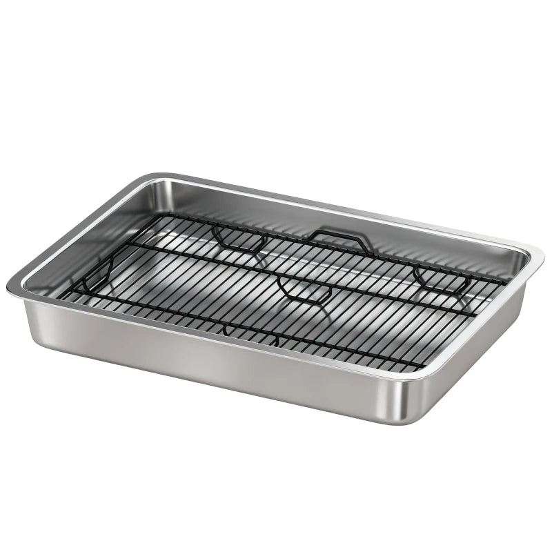 KFX-6696893 Stainless Steel Dog Potty Tray for Small to Medium Dogs - Easy Clean, Elevated Design