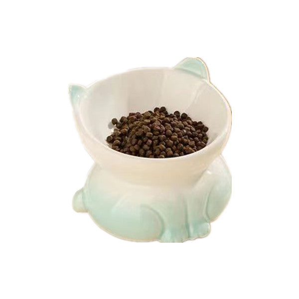 KFX-6697405 Ceramic Pet Bowl for Cats and Dogs - Stylish Water and Food Basin