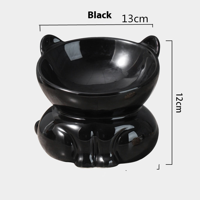 KFX-6697405 Ceramic Pet Bowl for Cats and Dogs - Stylish Water and Food Basin