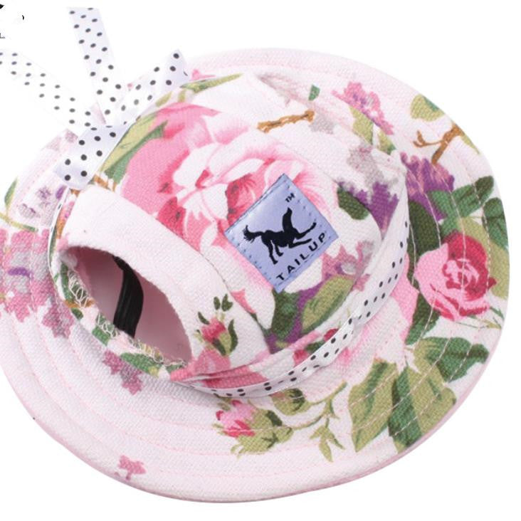 KFX-6699581 Princess Style Breathable Mesh Sun Hat for Pets