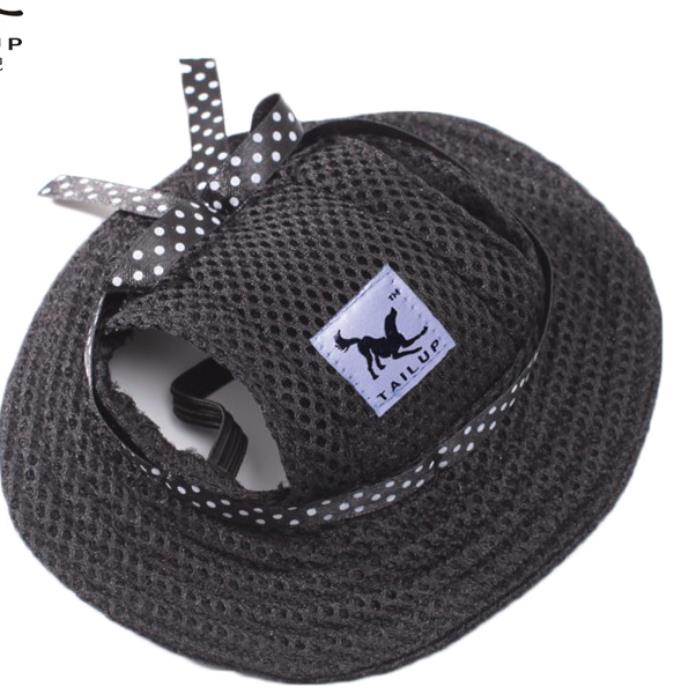 KFX-6699581 Princess Style Breathable Mesh Sun Hat for Pets