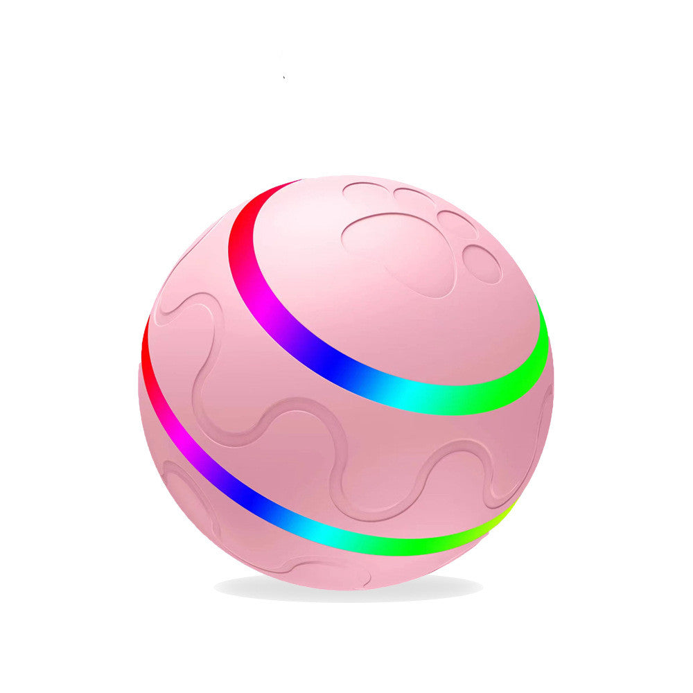 KFX-6699837 Intelligent Self-Rotating Cat Ball Toy with Remote Control and USB Charging