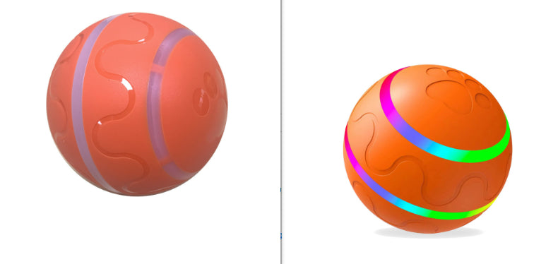 KFX-6699837 Intelligent Self-Rotating Cat Ball Toy with Remote Control and USB Charging