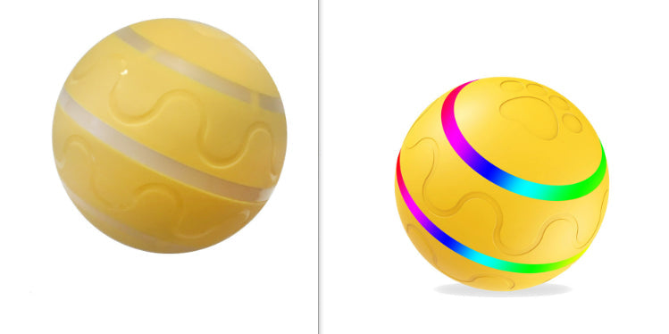 KFX-6699837 Intelligent Self-Rotating Cat Ball Toy with Remote Control and USB Charging
