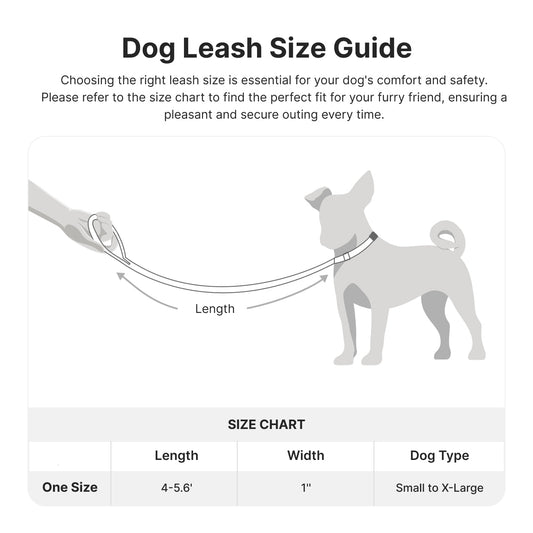 KFX-6702653 Heavy Duty Shock Absorbing Tactical Dog Leash with Dual Handles for Safe Training
