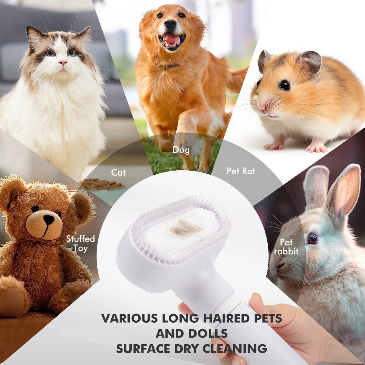 KFX-6702781 Pet Disposable Foam Lint Brush for Easy Removal of Dog and Cat Hair