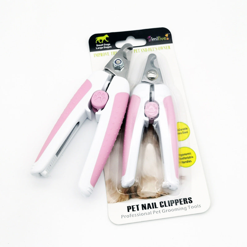KFX-6704957 Pet Nail Scissors for Dogs - Small Green and Pink, Ideal Nail Clippers for Easy Grooming