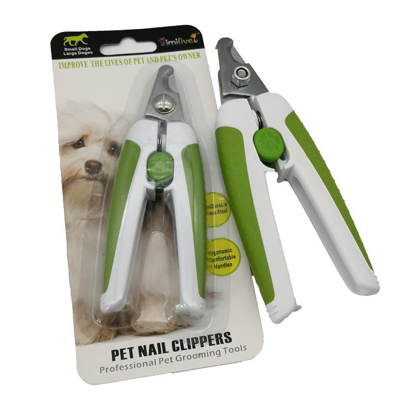 KFX-6704957 Pet Nail Scissors for Dogs - Small Green and Pink, Ideal Nail Clippers for Easy Grooming