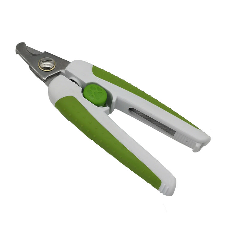 KFX-6704957 Pet Nail Scissors for Dogs - Small Green and Pink, Ideal Nail Clippers for Easy Grooming