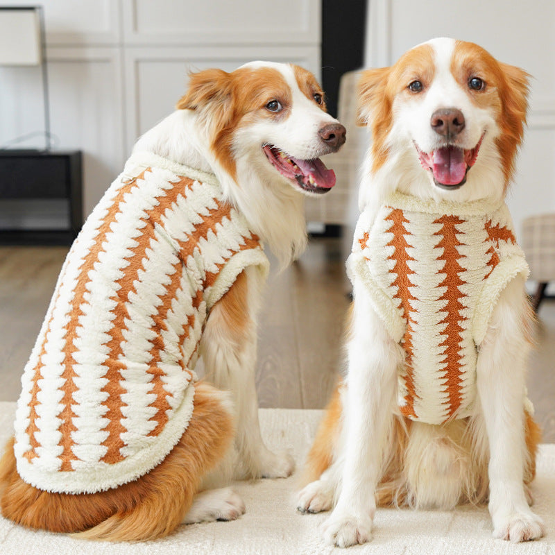 KFX-6705725 Cozy Fleece Clothing for Golden Retrievers - Various Sizes & Colors