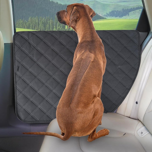 KFX-6713533 Durable Oxford Cloth Car Door Protector - Scratch-Proof, Dirt-Proof, and Bite-Proof Shields for Pets (Pair)