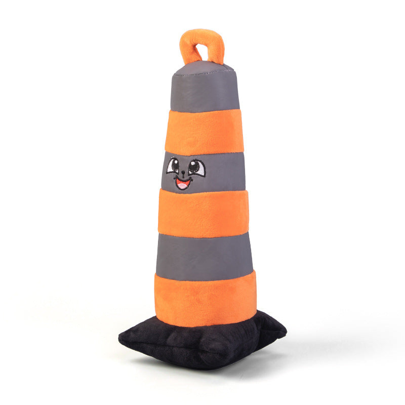 KFX-6714173 Interactive Plush Dog Agility Training Roadblock Toy - Bite-Resistant Pet Obstacle