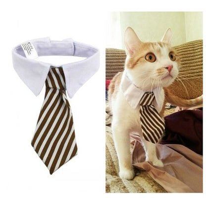 KFX-6714941 Colorful Cartoon Print Pet Bow Tie for Dogs and Babies - Size S & L Available