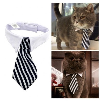KFX-6714941 Colorful Cartoon Print Pet Bow Tie for Dogs and Babies - Size S & L Available