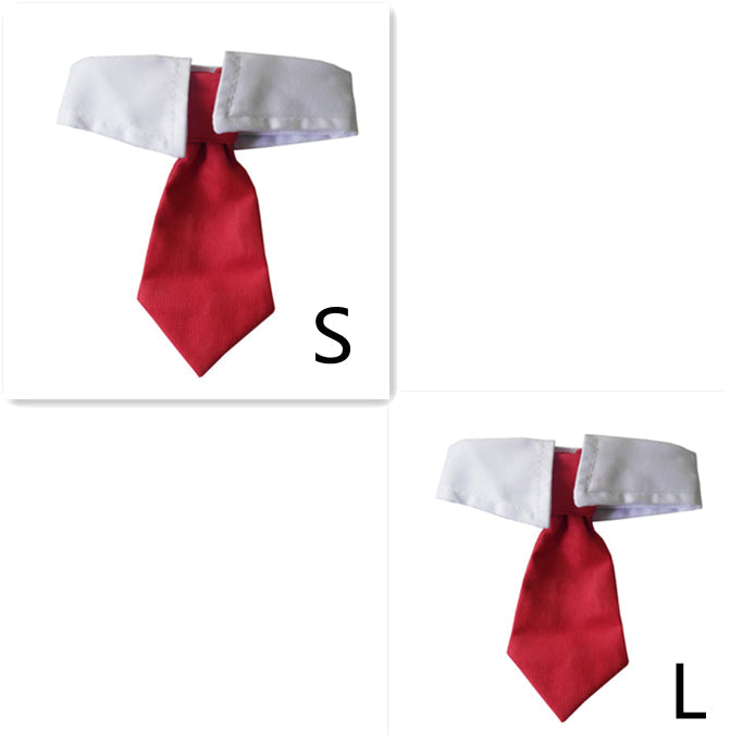KFX-6714941 Colorful Cartoon Print Pet Bow Tie for Dogs and Babies - Size S & L Available