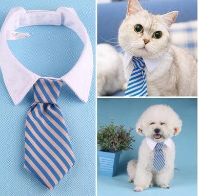KFX-6714941 Colorful Cartoon Print Pet Bow Tie for Dogs and Babies - Size S & L Available