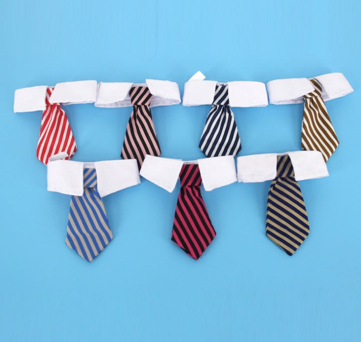 KFX-6714941 Colorful Cartoon Print Pet Bow Tie for Dogs and Babies - Size S & L Available