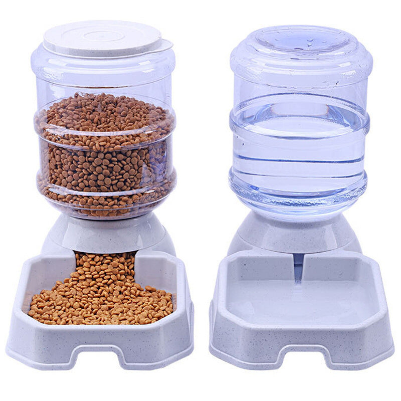 KFX-6716477 Automatic Pet Feeder for Dogs and Cats - 3.8L Capacity, Durable Plastic Design