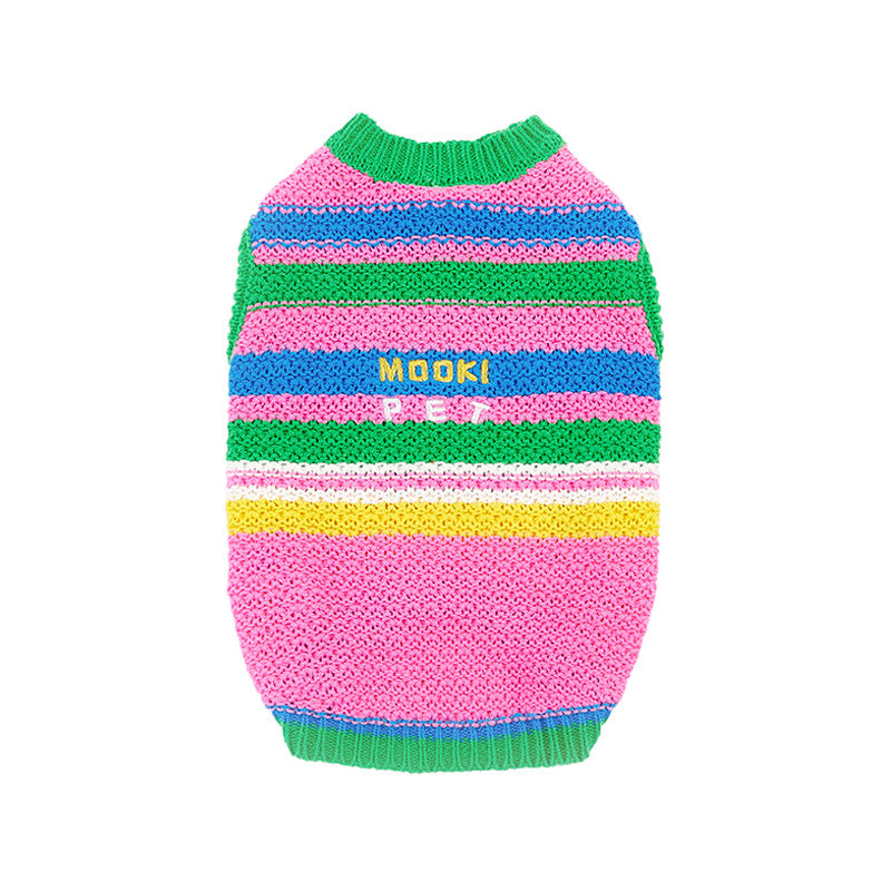 KFX-6718269 Stylish Color-Matching Dog Vest for Small and Medium Dogs - Soft Cotton Blend