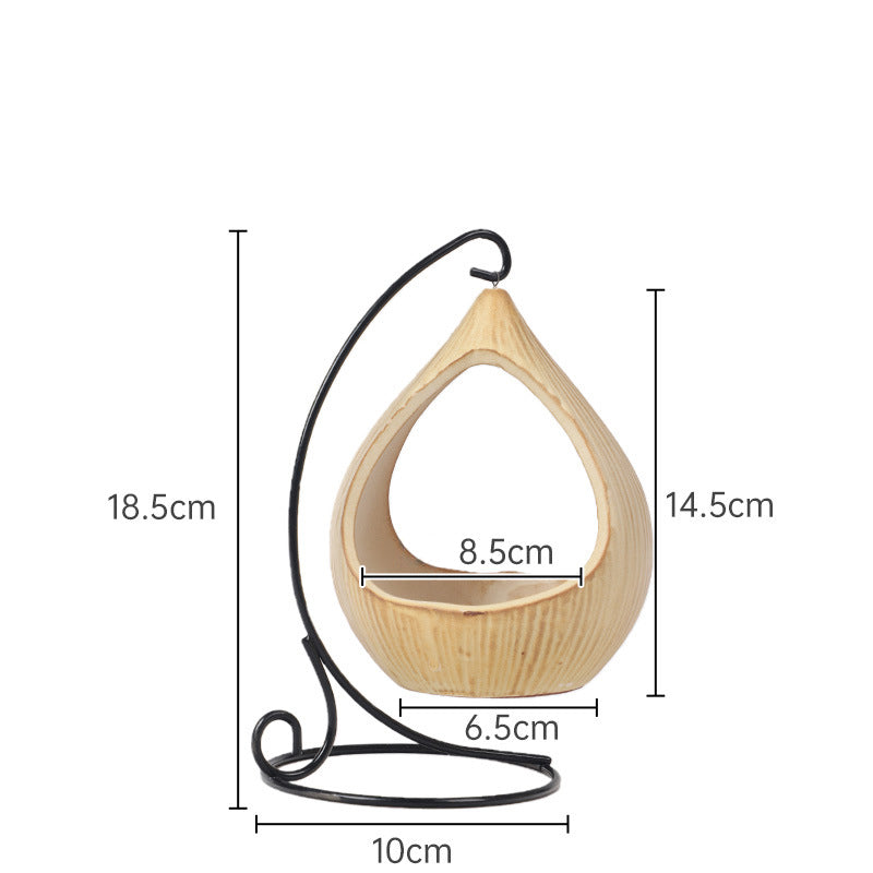 KFX-6722493 Hamster Swing Cradle Hammock Ceramic Hideaway for Small Pets - Fun and Cozy Space