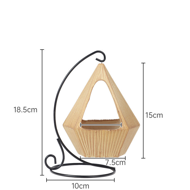 KFX-6722493 Hamster Swing Cradle Hammock Ceramic Hideaway for Small Pets - Fun and Cozy Space