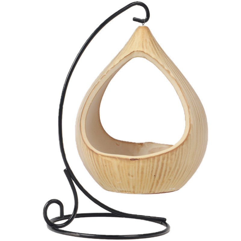KFX-6722493 Hamster Swing Cradle Hammock Ceramic Hideaway for Small Pets - Fun and Cozy Space