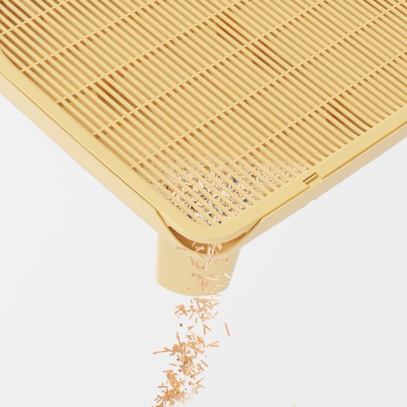 KFX-6723901 Cat Litter Control Mat for Easy Cleanup and Mess Prevention