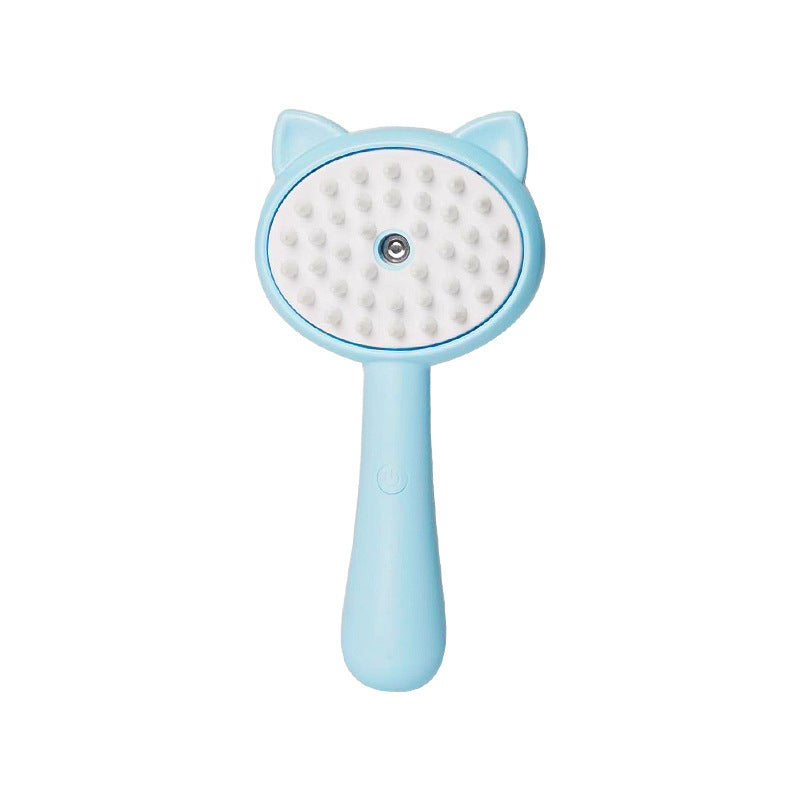 KFX-6724029 Cat Ear Electric Pet Hair Removal Brush for Dogs - Floating Bristle Design