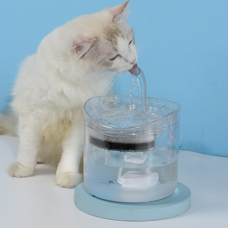 KFX-6724285 Automatic Pet Water Dispenser with 1.8L Capacity for Dogs and Cats, USB Powered