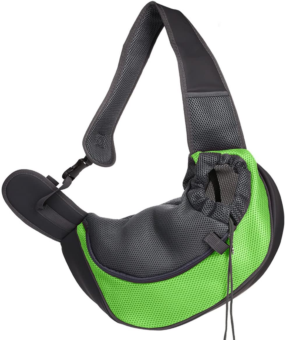 KFX-6724669 Portable Breathable Pet Shoulder Bag for Small Dogs and Puppies, Ultra-Light Oxford Cloth Design