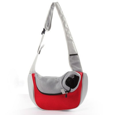 KFX-6724669 Portable Breathable Pet Shoulder Bag for Small Dogs and Puppies, Ultra-Light Oxford Cloth Design