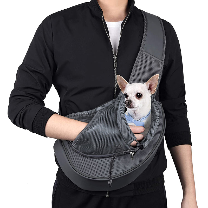 KFX-6724669 Portable Breathable Pet Shoulder Bag for Small Dogs and Puppies, Ultra-Light Oxford Cloth Design