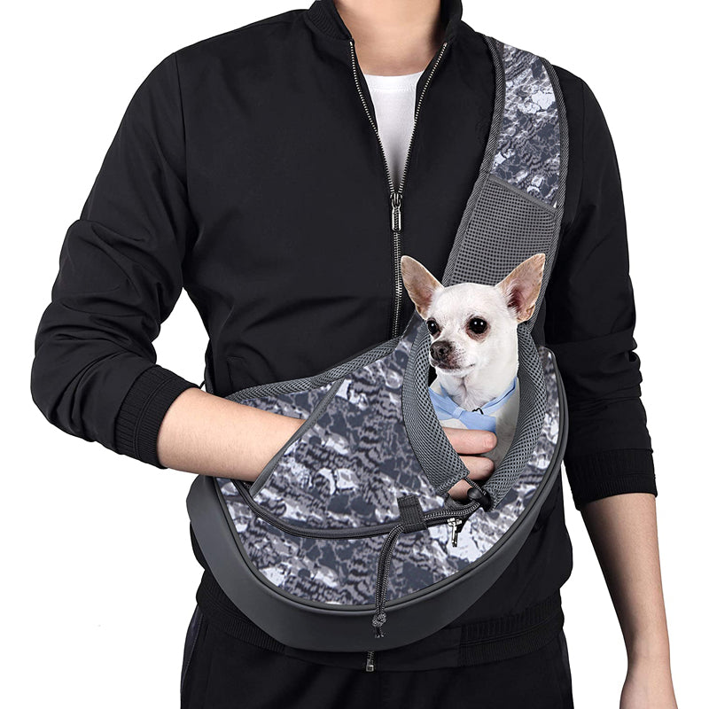 KFX-6724669 Portable Breathable Pet Shoulder Bag for Small Dogs and Puppies, Ultra-Light Oxford Cloth Design