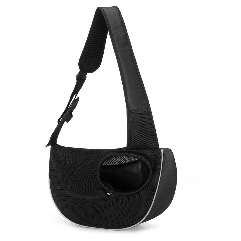 KFX-6724669 Portable Breathable Pet Shoulder Bag for Small Dogs and Puppies, Ultra-Light Oxford Cloth Design